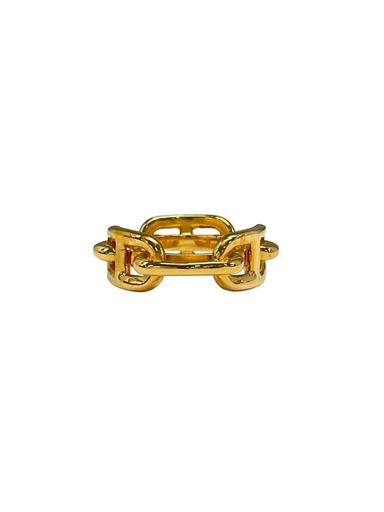 Hermes Accessories - Hermes Scarf Ring Chaine D'ancre Gold